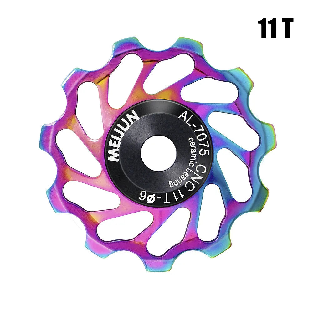 12T Ceramic Jockey Wheel Rear Derailleur Pulley – AL7075 CNC Aluminum
