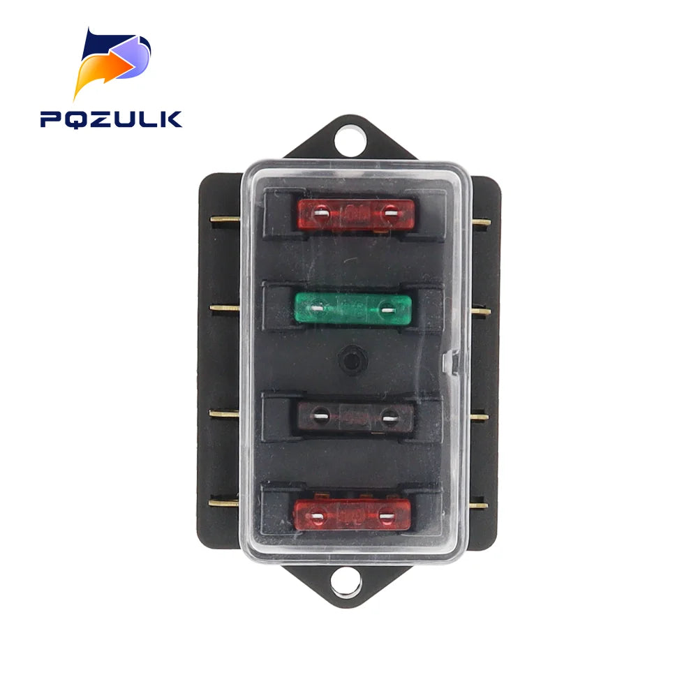 Cutie de siguranțe cu lamă ATO de 12 căi pentru motociclete și biciclete electrice cu ghidon de 22 mm
