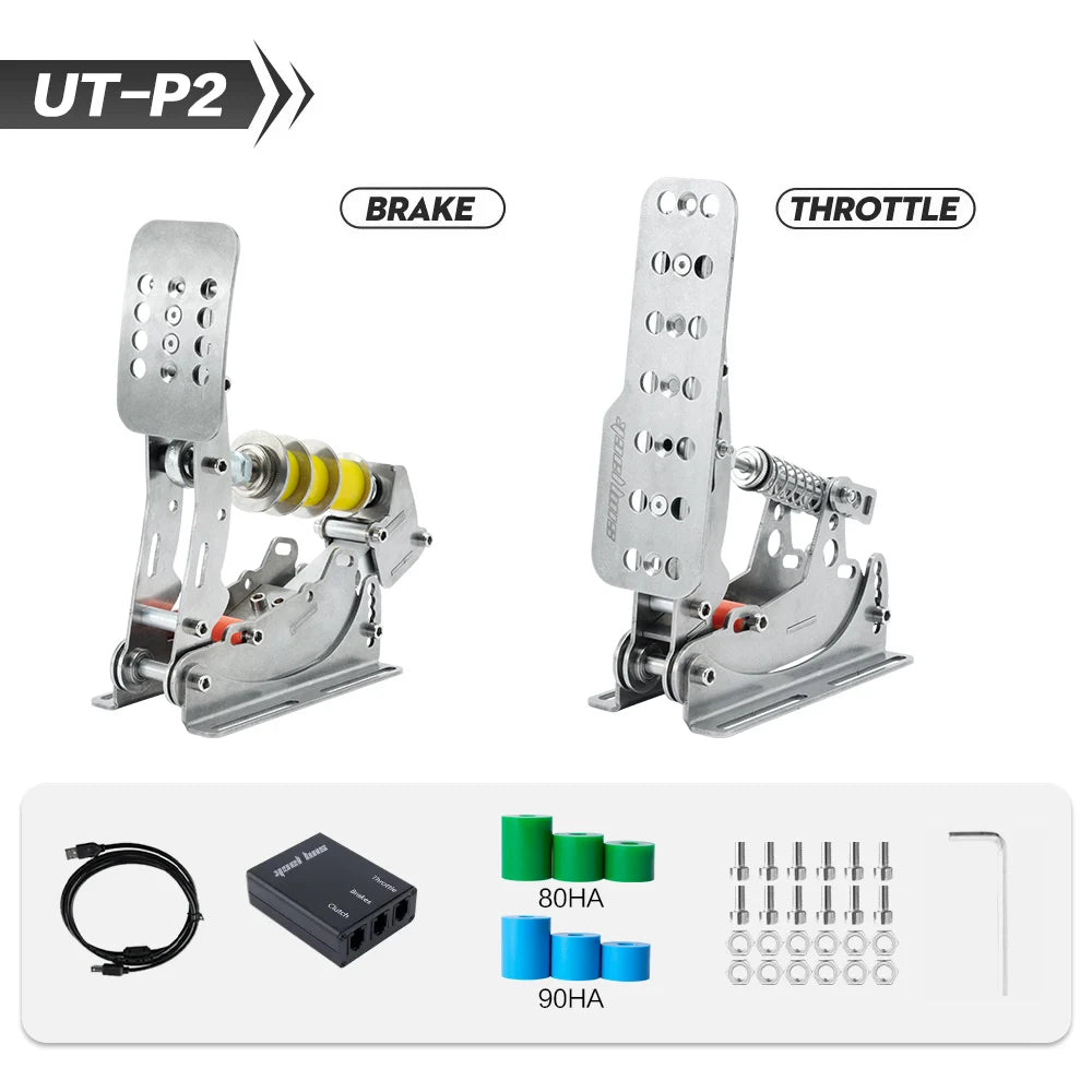 SIMJACK UT-P2 Hydraulische Load Cell Pedalen – PC Racing (2‑Stuks)