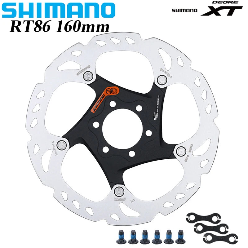 Shimano XT RT86 203mm Disc Rotor - Ice Technology for MTB