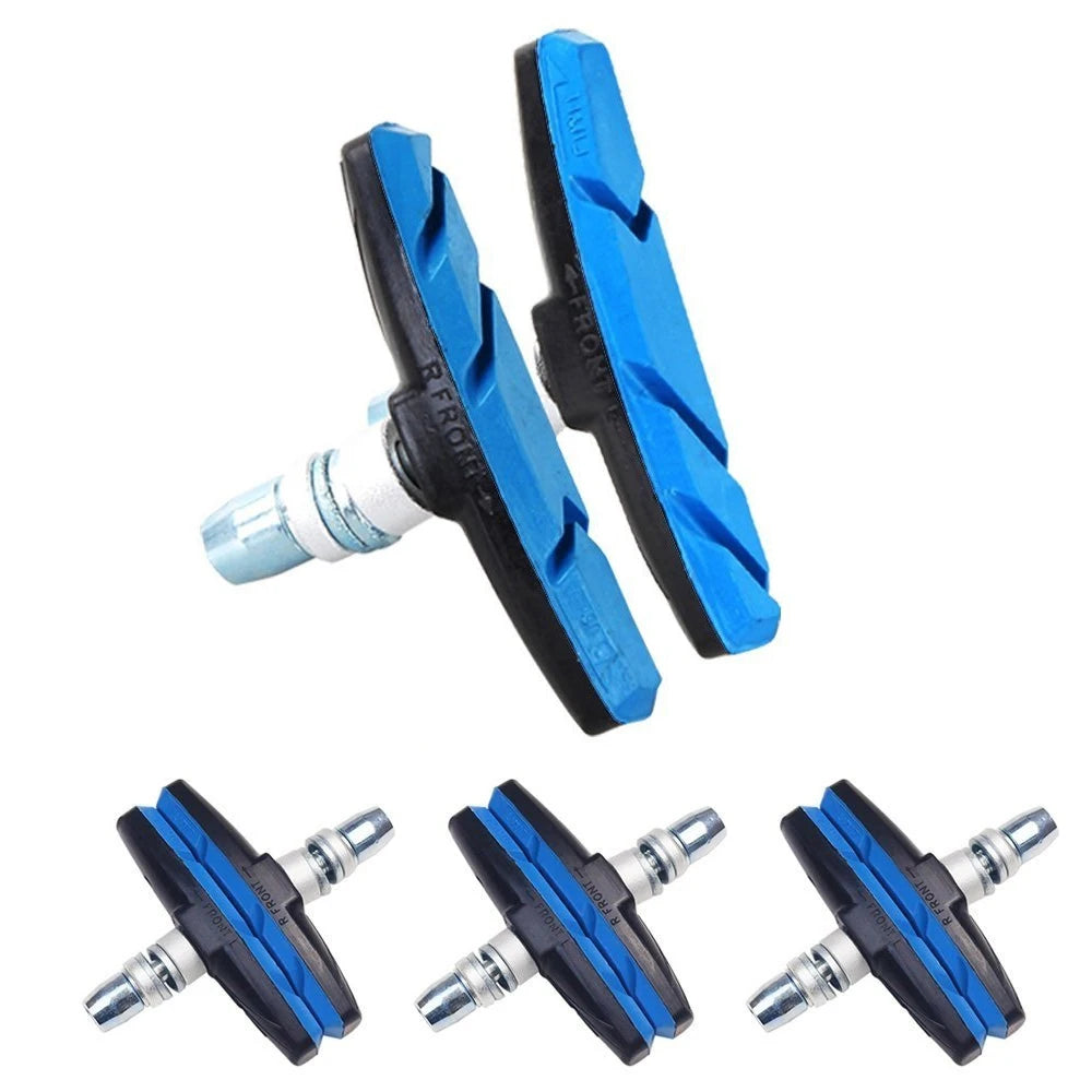 Blue 70mm V-Brake Pad Set for MTB & Road Bikes – Nitrile Rubber