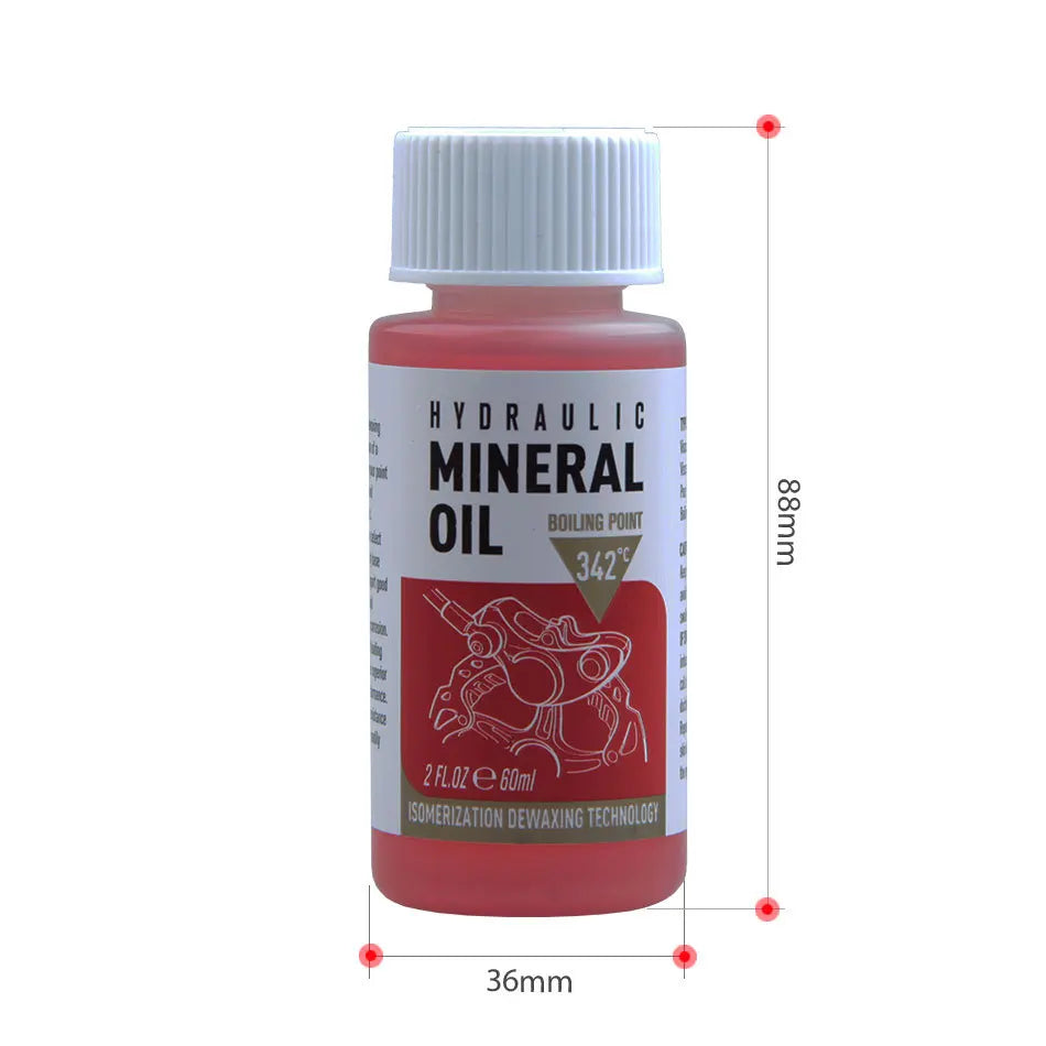High Performance Bike Brake Mineral Oil 60ml (5pcs) – Shimano & Tektro