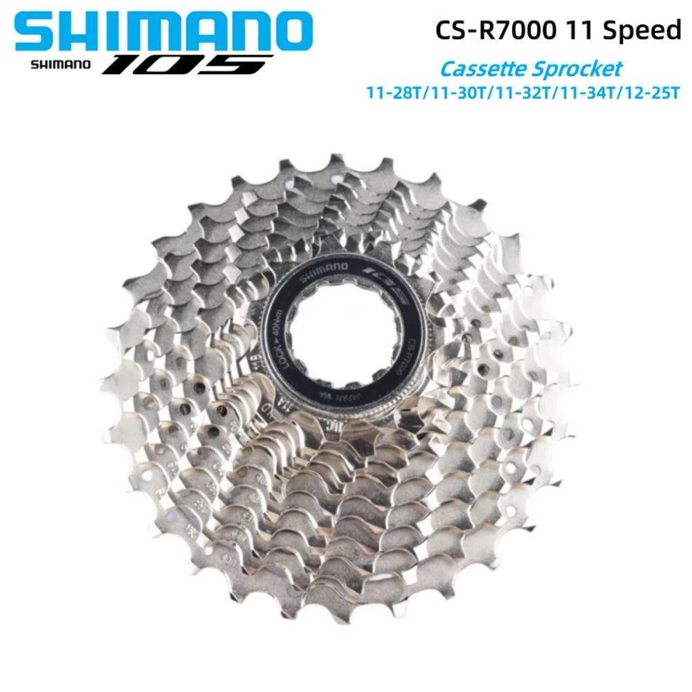Shimano 105 R7000 11‑Speed 11‑28T Cassette for Road Bikes