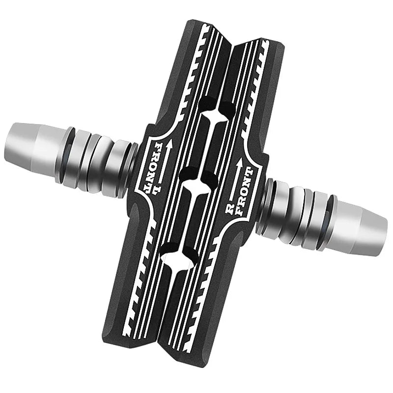 LEBYCLE V-Brake Pads 70mm/73mm Threaded – Low Noise, All‑Weather
