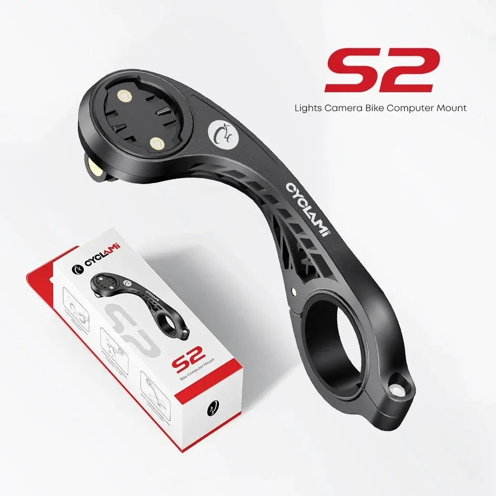 CYCLAMI S2 Ultra-Light Bike Computer & GoPro Mount – MTB/Road