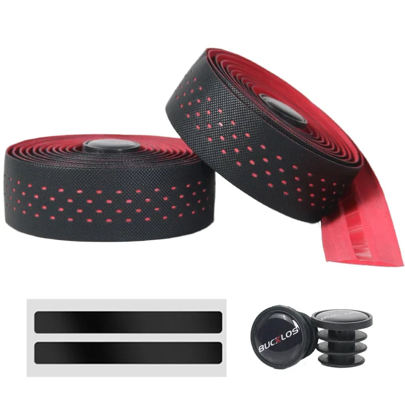 Bucklos Gray Handlebar Tape – PU+EVA Comfort Grip for Road & Gravel