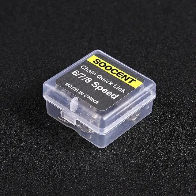 5 piezas de eslabones de cadena Quick-Master 10S en plata para bicicletas de montaña de 12 velocidades
