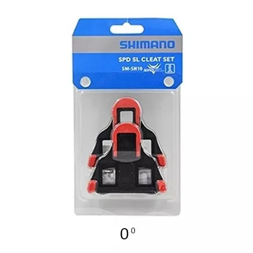 Shimano SH12 Cleat pentru Pedală de Bicicletă de Șosea – Pivot Față 2°, Albastru, 110g
