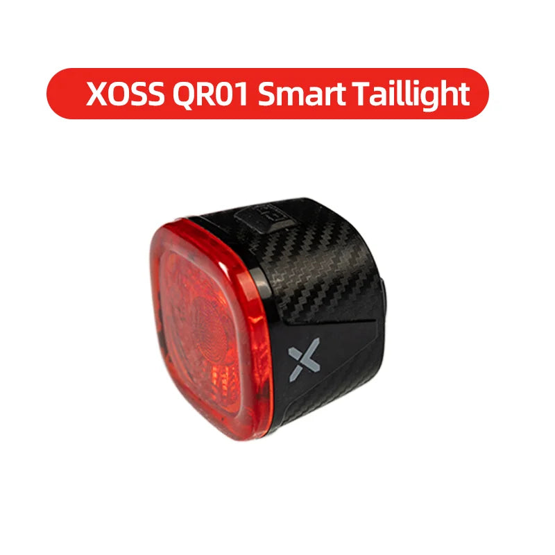 XOSS XR01 Fanale posteriore – Frenata automatica, impermeabile, ricaricabile USB‑C