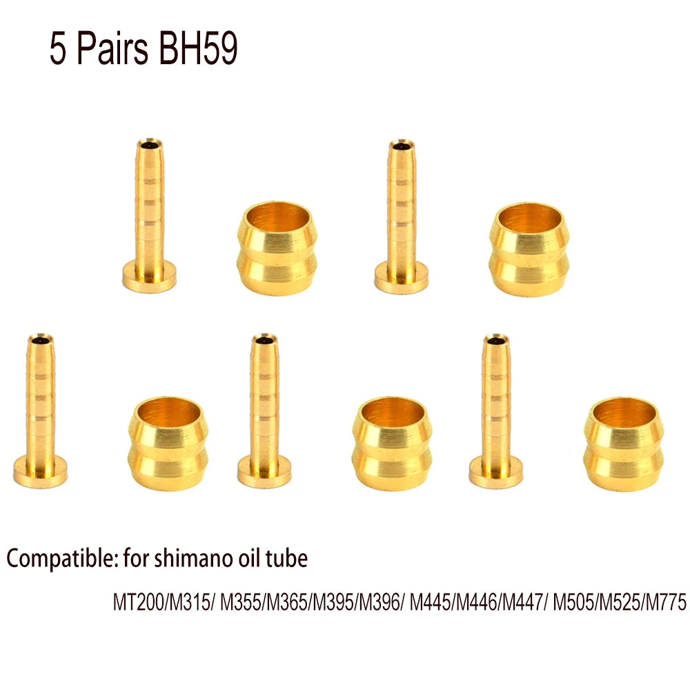 10-paar Shimano/SRAM olie remleiding naaldinzetstukken – BH90/BH59