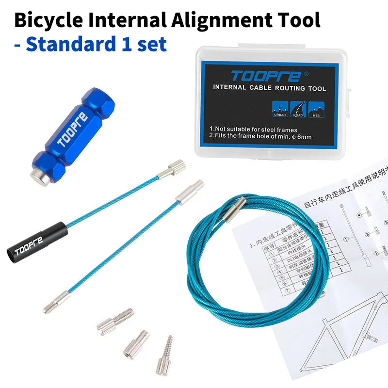 TOOPRE Internal Cable Routing Tool – Carbon Fiber Bike Frame Organizer