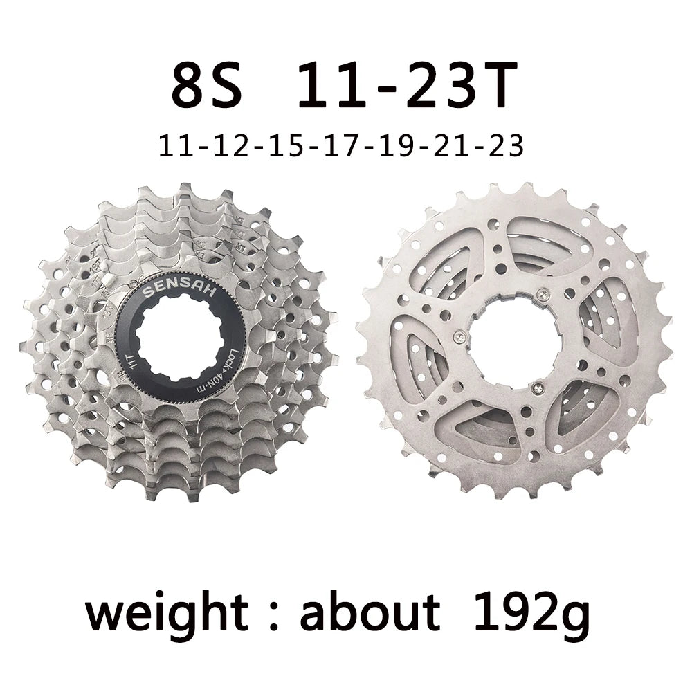 SENSAH 8-Speed 11-34T Racefiets Cassette - Hoogwaardig Staal